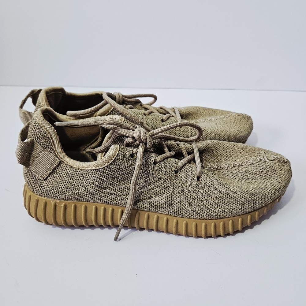 Adidas Yeezy Boost 350 V1 Oxford Tan Sneakers Size 8.5 Primeknit